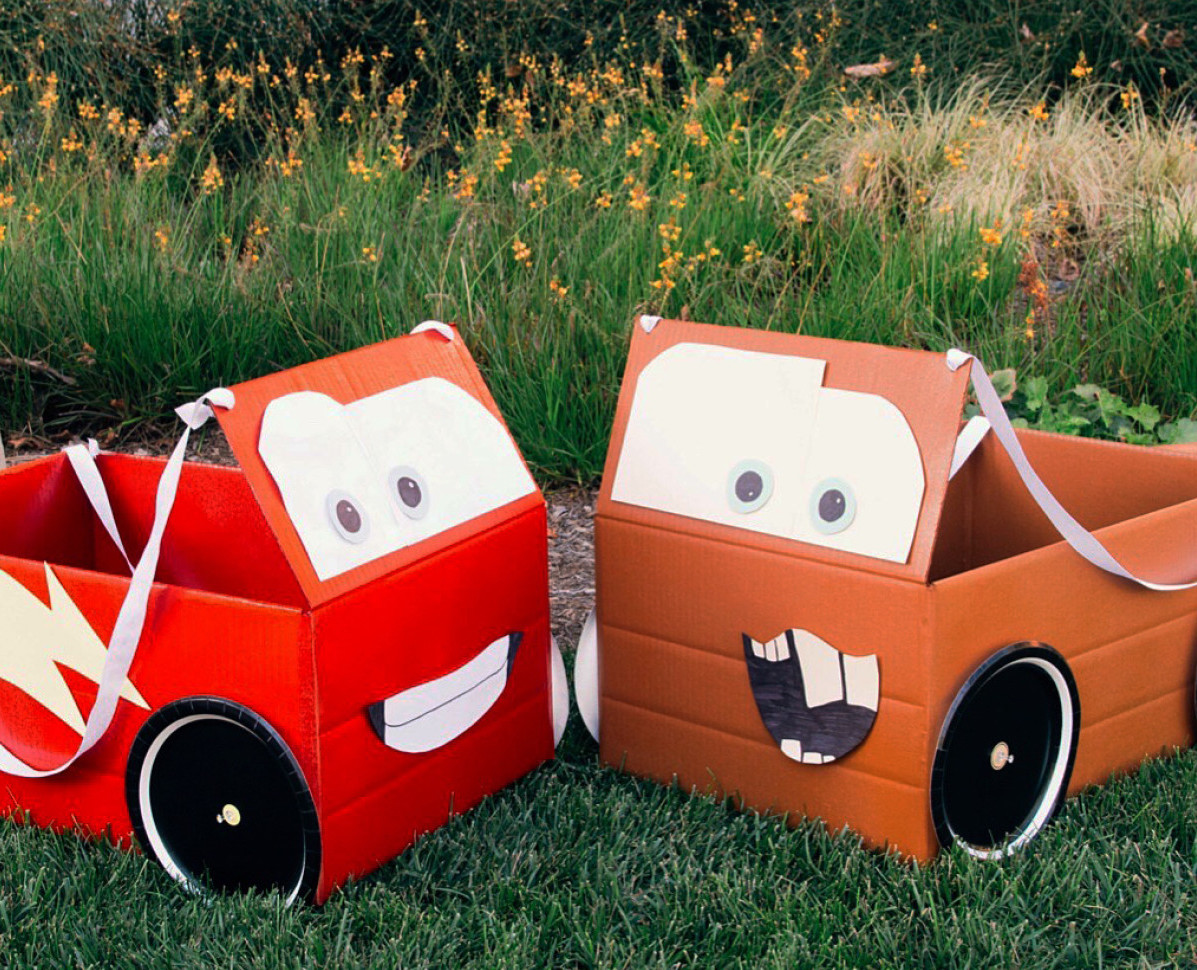 cardboard cars